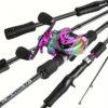 1 Set Fishing Rod Spinning Reel Fishing Reel Joran Jigging Rod