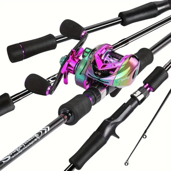 1 Set Fishing Rod Spinning Reel Fishing Reel Joran Jigging Rod
