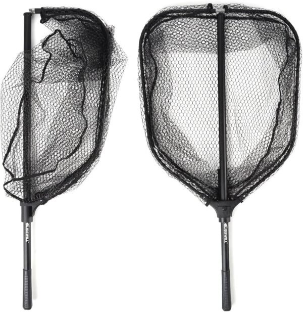 Retractable Fishing Net Telescoping Foldable Landing Net Pole Folding Landing Net For Fly Fishing Catching Net