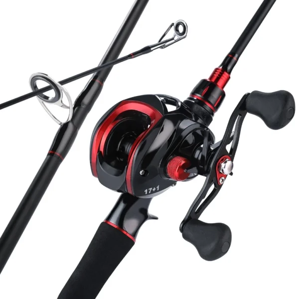 Sougayilang1 8m 2 1m Carbon Fiber Ultralight Rod And high quality Fishing Reel Gear Ratio 7 2 1 19 1 17 1BB Suitable for fresh water and sea water Max Pull 10kg