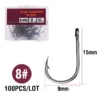 Fishing Hook Carbon Steel Fish Bait Durable Head Fishing tackle