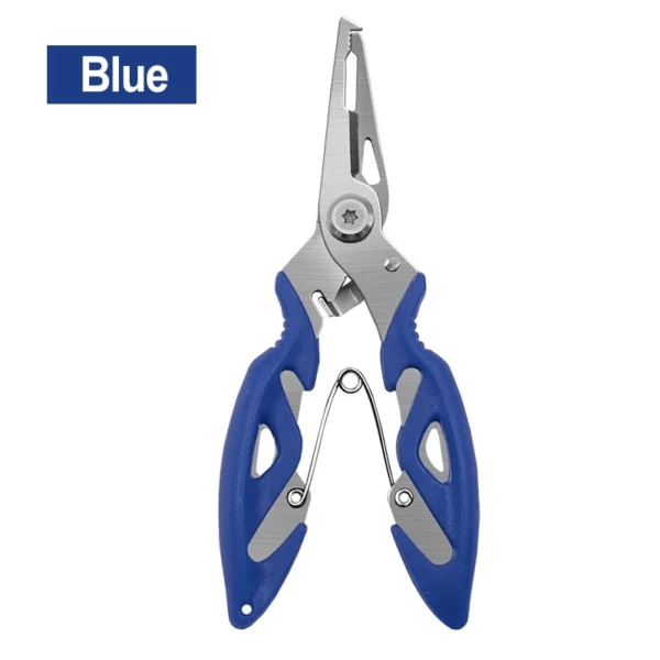 Curved Mouth Fishing Pliers Stainless Steel Road Pliers Multifunctional Strong Horse Fishing Line Scissors Hook Pliers