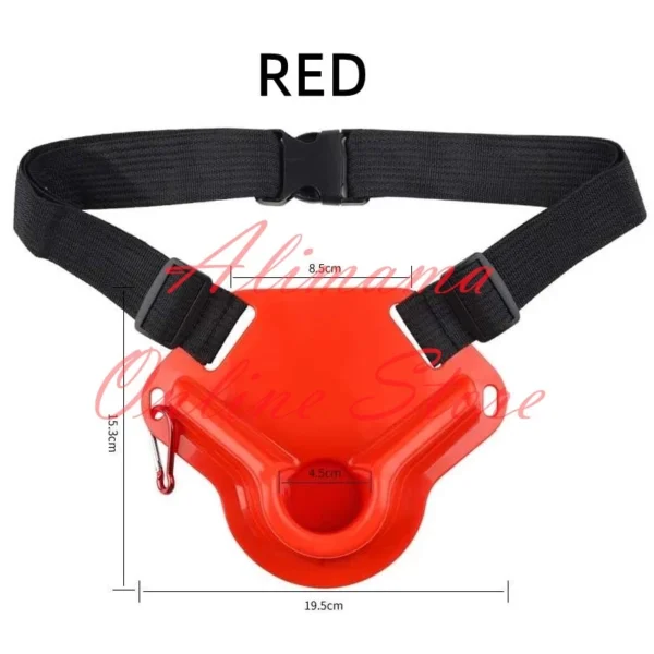 FISH ROD FIGHT BELT FISHING FIGHTING ADJUSTABLE WAIST BELT ROD HOLDER