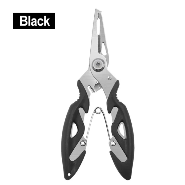 Curved Mouth Fishing Pliers Stainless Steel Road Pliers Multifunctional Strong Horse Fishing Line Scissors Hook Pliers