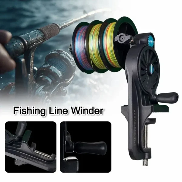 High Speed Fishing Line Spooling Tool for Easy Fishing Line Management Fishing Reel Spooler Fishing Line Winders Spooler