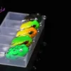 5pcs Boxxed 2 5cm 3g Soft Frog Fishing Lure Mini Soft Lure Double Hooks Top Water Ray Frog Artificial Bait