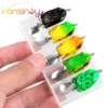 5pcs Boxxed 2 5cm 3g Soft Frog Fishing Lure Mini Soft Lure Double Hooks Top Water Ray Frog Artificial Bait