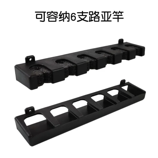 Fishing Rod Stand 6 Slot Display Rack Vertical Horizontal Bracket Pancing Joran Holder Gear