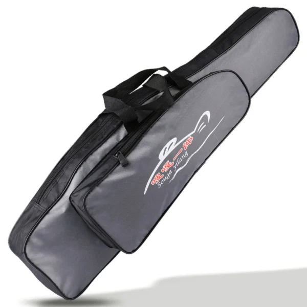 80CM Fishing Bag Portable Outdoor Fishing Gear Collapsible Waterproof Fishing Bag Easy to Carry Fishing Rod