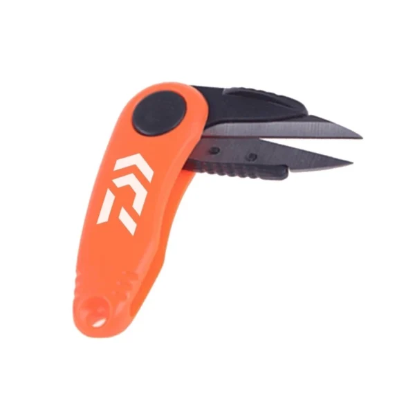 Stainless Steel Fishing Scissors Fishing Line Cutter Shrimp Shape Fold Scissors Fishing Quick Knotting Tool
