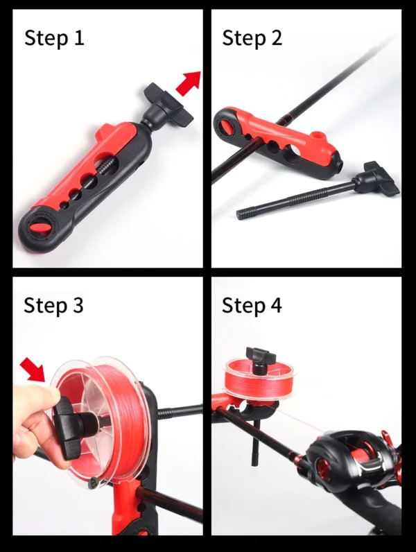 Fishing Line Winder Portable Reel Line Spooler Machine Spinning Reel Baitcasting Reel Spooling Carp Fishing Equipment