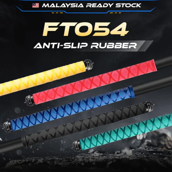 Anti Slip 30mm 35mm Heat Shrink Wrap Cover Rod Pancing Waterproof